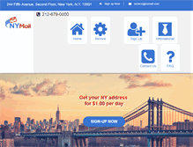 Tablet Screenshot of nymail.com